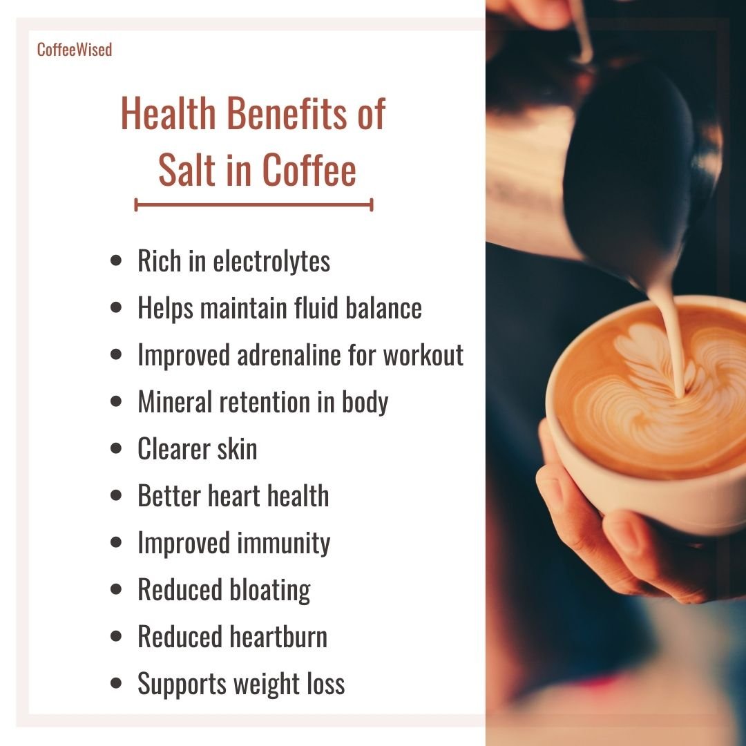 Benefits of salt in coffee explained
