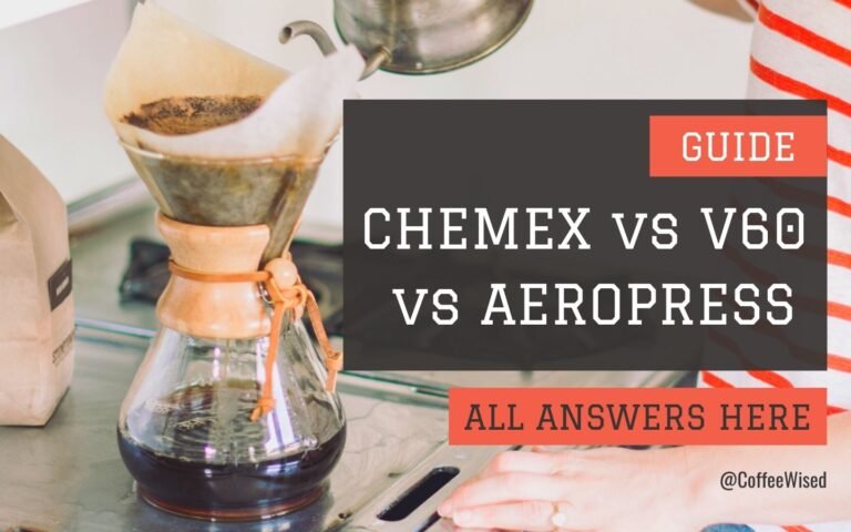 Chemex Vs V60 Vs Aeropress: All Differences Explained - Coffee Wised