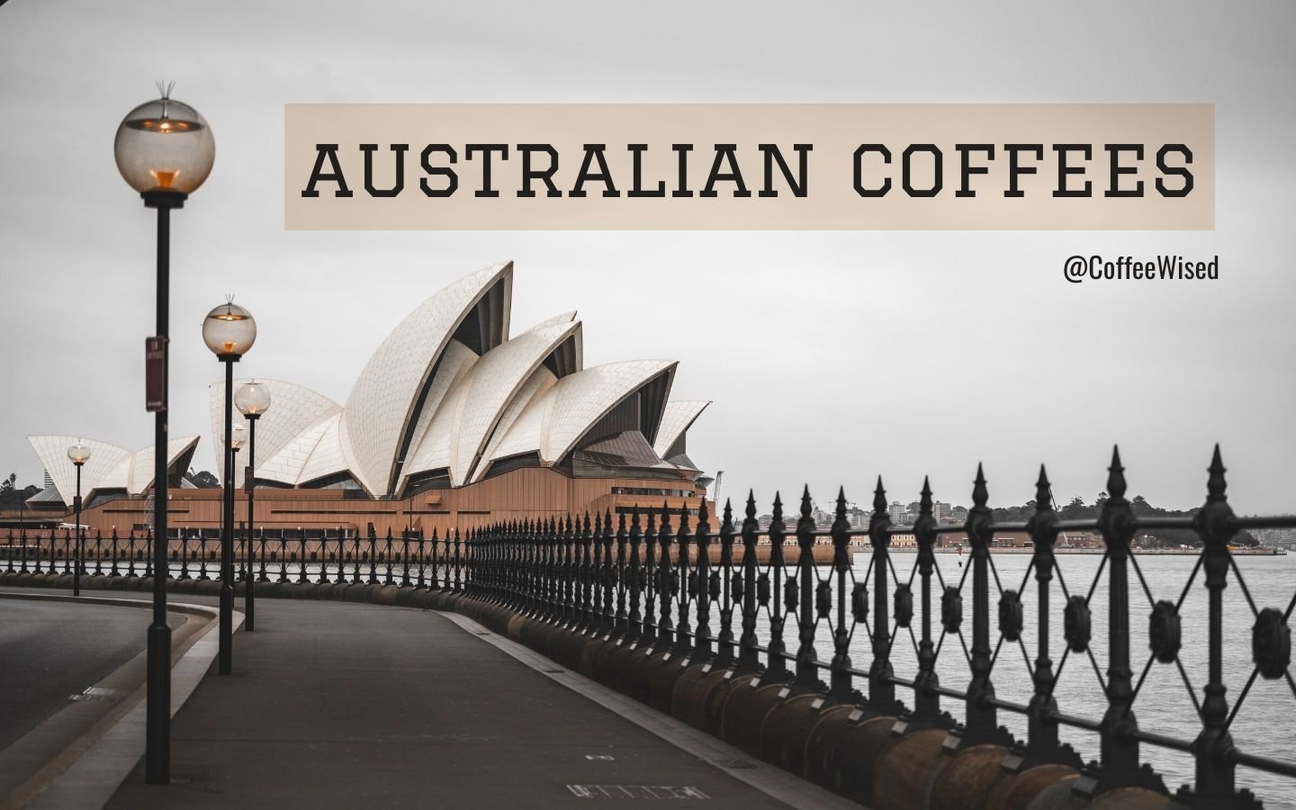 Sydney opera house and coffee
